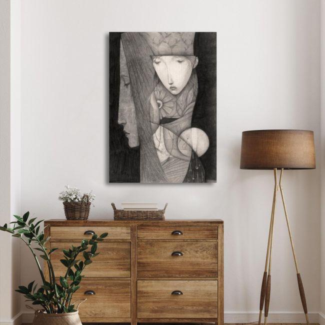 Canvas print In the dark