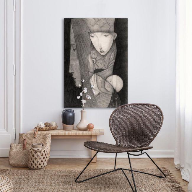 Canvas print In the dark