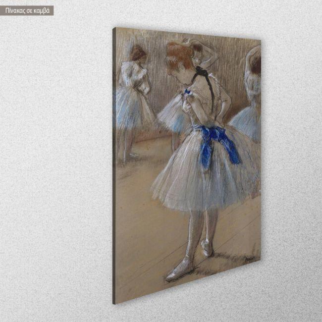 Canvas print Dancer in a ballet, Degas Edgar, reproduction