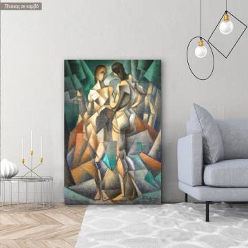 Canvas print Deux Nus, Metzinger J.