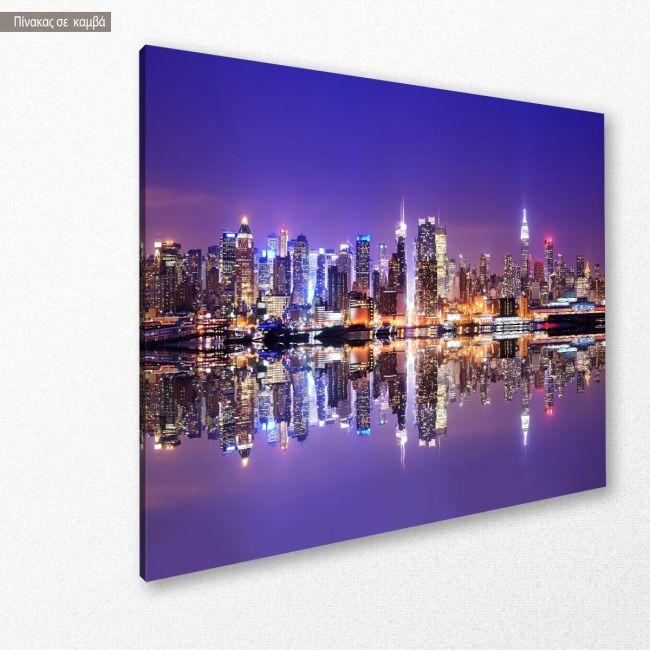 Canvas printNew York, New York reflections