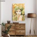 Canvas print Beautiful young woman