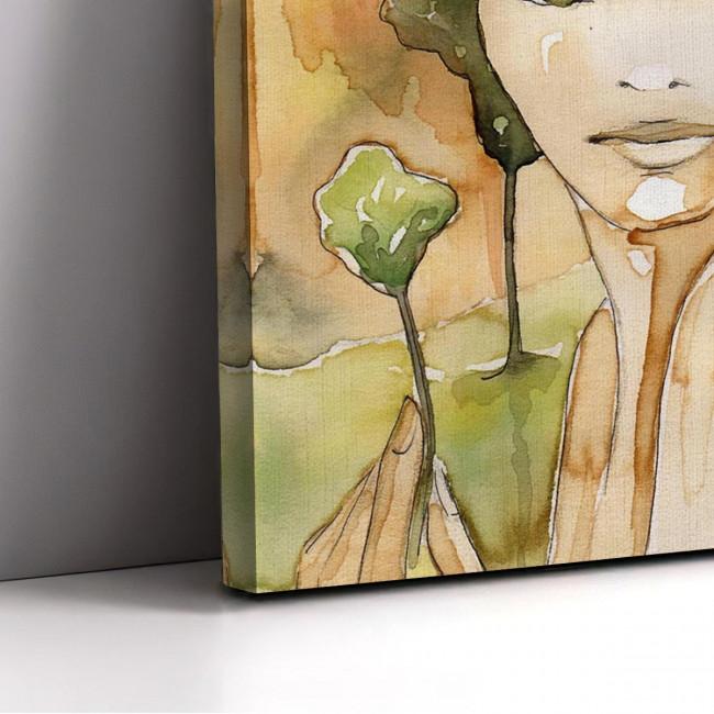 Canvas print Beautiful young woman