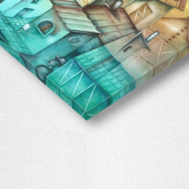 Πίνακας σε καμβά Cubistic city ΙΙΙ