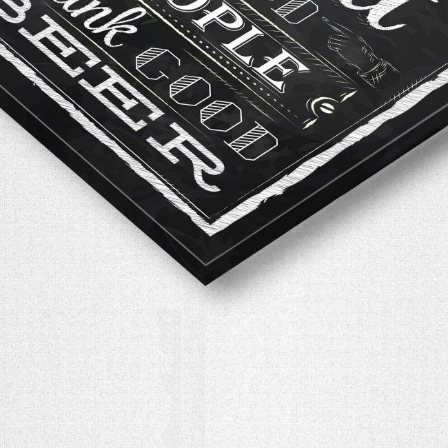 Πίνακας σε καμβά Beer point