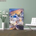 Canvas print Village de Oia