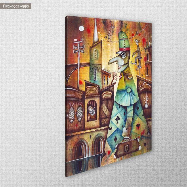 Canvas print Medieval doctor