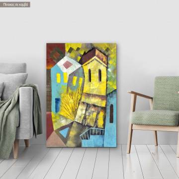 Canvas print Cubistic city