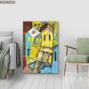 Canvas print Cubistic city