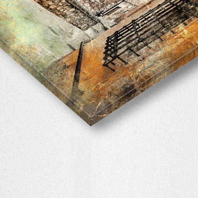 Canvas print Streets of medieval Spain