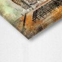Canvas print Streets of medieval Spain