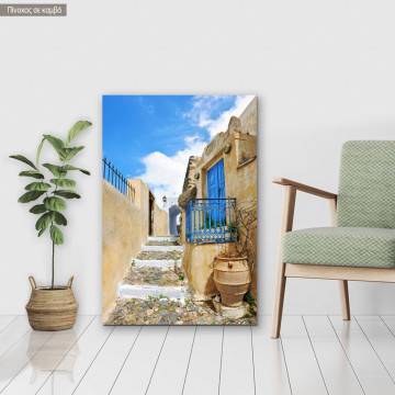 Canvas print Traditional house in Pyrgos
