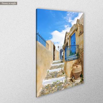 Canvas print Traditional house in Pyrgos View 1 2