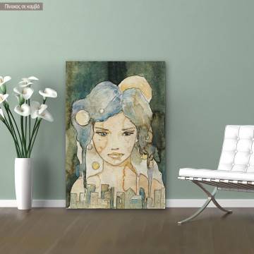 Canvas print Beautiful woman