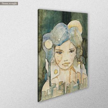 Canvas print Beautiful woman View 1 2