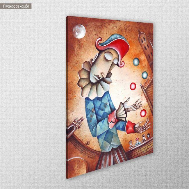 Πίνακας σε καμβά A clown