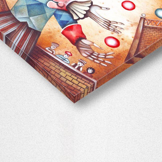 Canvas print A clown