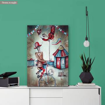 Πίνακας σε καμβά Acrobatic performers