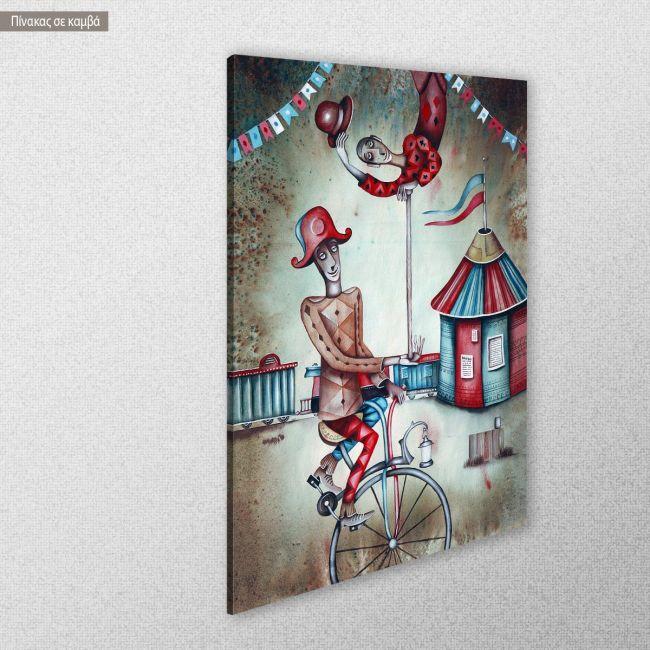 Canvas print Acrobatic performers