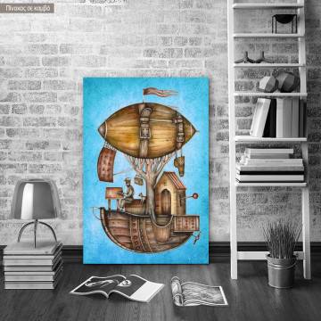 Canvas print Dirigible balloon