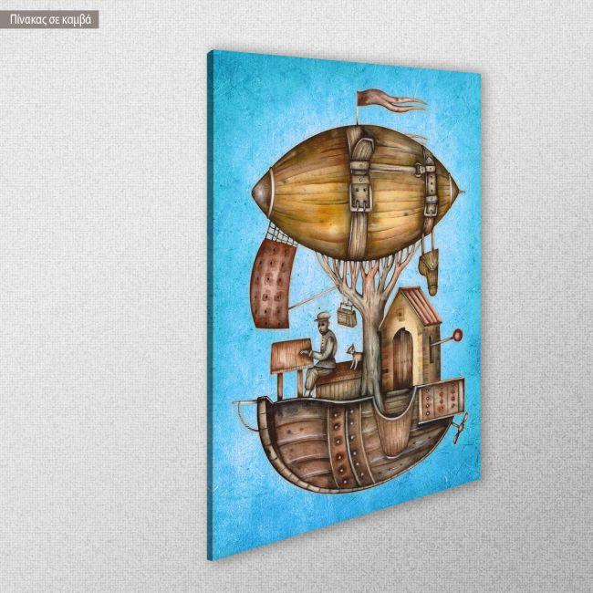 Πίνακας σε καμβά Dirigible balloon