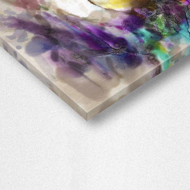 Canvas print Beautiful woman in a hat