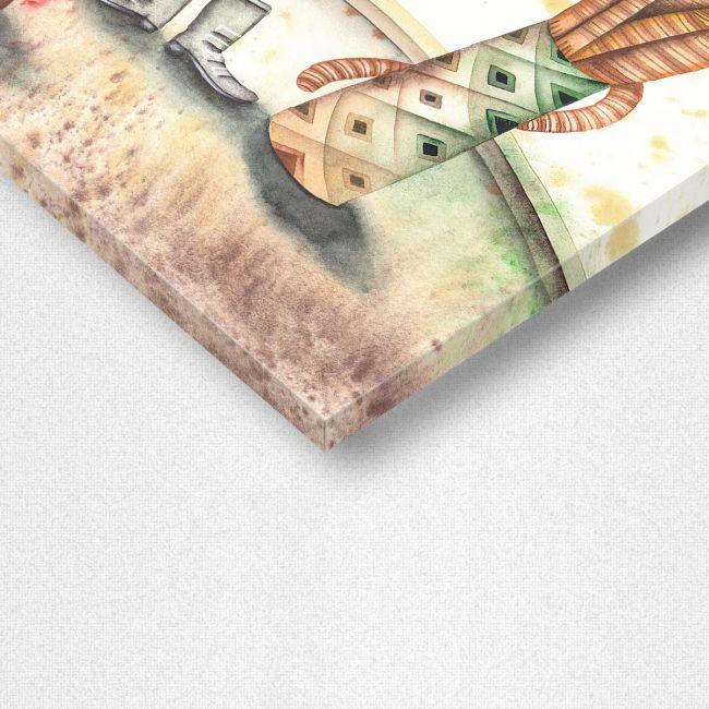 Canvas print Circus tamer