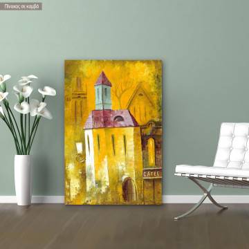 Canvas print Cubistic city II