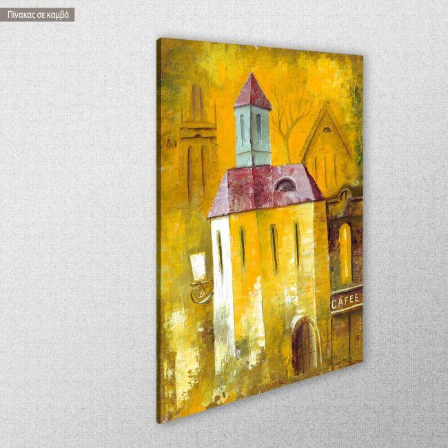 Canvas print Cubistic city II