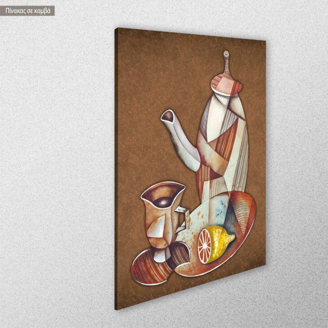 Canvas print Tea still-life