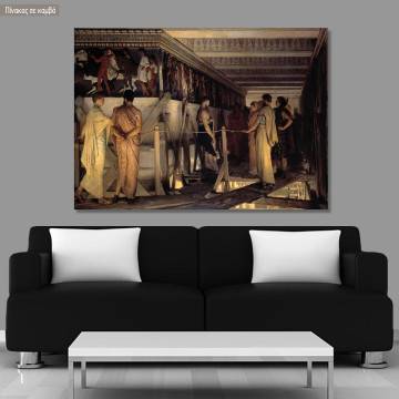 Canvas print Phidias and the frieze of the Parthenon