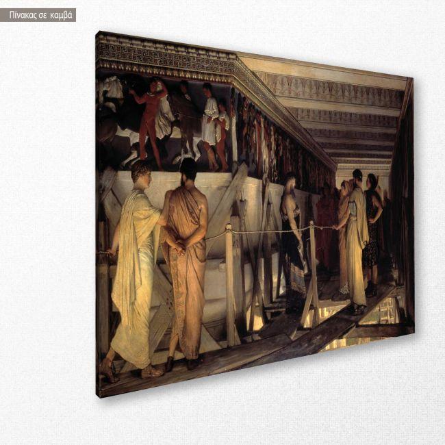 Πίνακας ζωγραφικής Phidias and the frieze of the Parthenon