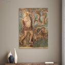 Canvas print Hercules and the Lernaean Hydra, Theophilos