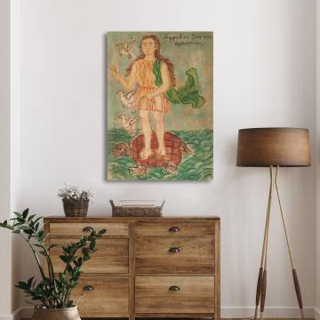 Canvas print Goddess Aphrodite Theophilos Framed canvas View 1 2