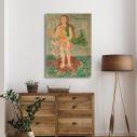 Canvas print Hercules and the Goddess Aphrodite, Theophilos