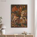 Canvas print Saint George, Theophilos