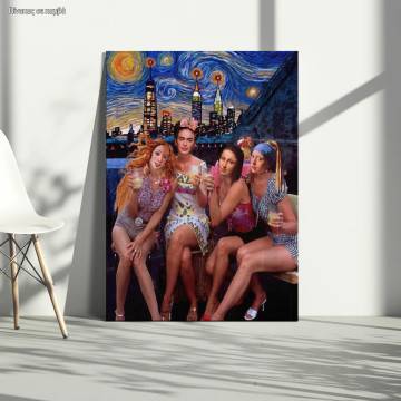 Canvas print Classic girls night out