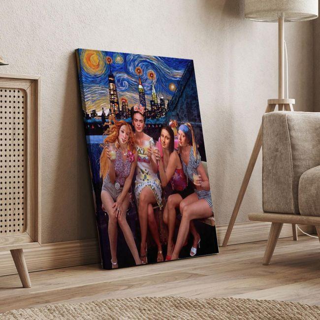 Πίνακας σε καμβά Classic girls night out