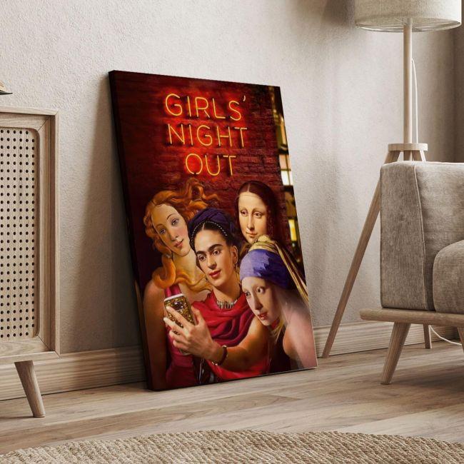 Canvas print Classic girls night out I