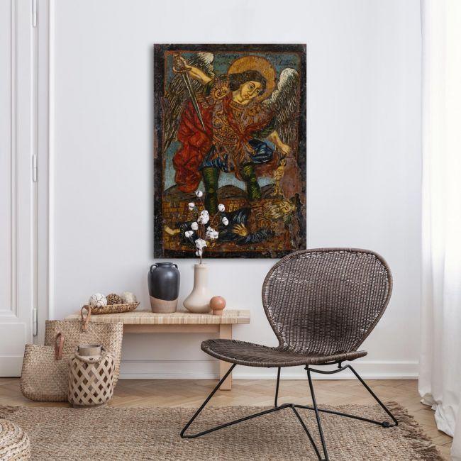 Canvas print Saint Michael, Theophilos