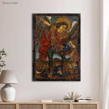 Canvas print Saint Michael, Theophilos
