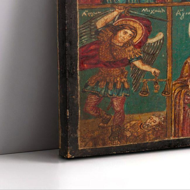 Canvas print Virgin Mary and Saints, Theophilos