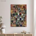 Canvas print Rhythmic landscape of trees, Klee P