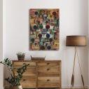 Canvas print Rhythmic landscape of trees, Klee P