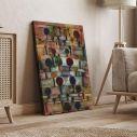Canvas print Rhythmic landscape of trees, Klee P