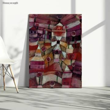 Canvas print Rose garden, Klee P