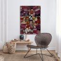 Canvas print Rose garden, Klee P