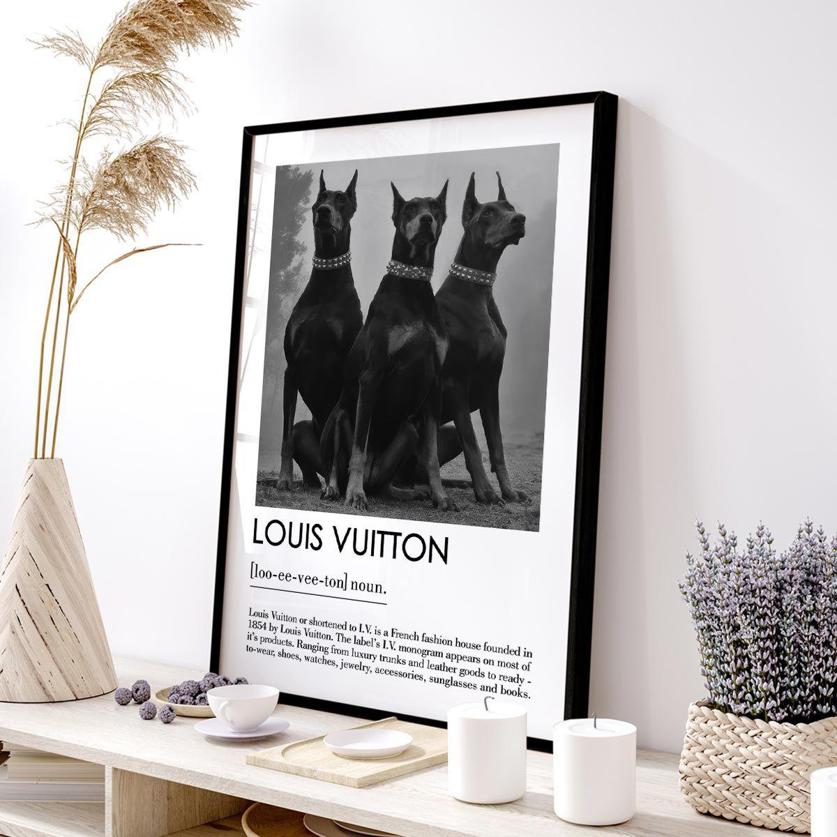 Louis Vuitton dogs, αφίσα, κάδρο