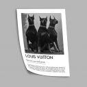 Louis Vuitton dogs, poster