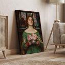 Canvas print Gathering rosebuds, Waterhouse J. W.